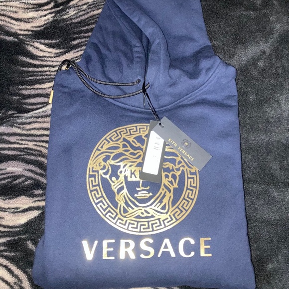 Kith x Versace Medusa Hoodie(NAVY) - Picture 2 of 6
